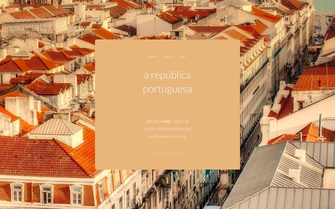 Carrd profile picture for @portugal